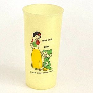 1970s Tupperware Disney Snow White Dopey Tumbler